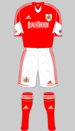 bristol city 2013-14 home kit