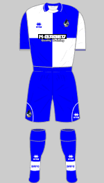 bristol rovers 2009-10 home kit