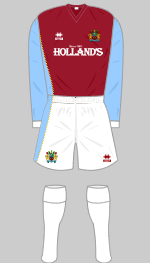 burnley 2008-09 kit