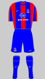 crystal palace fc 2011-12 home kit