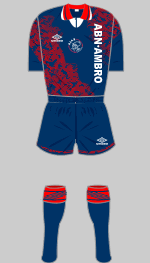 ajax amsterdam 1995 uefa champions league kit