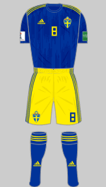 sweden 2019 WWC 2nd kit