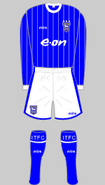 Ipswich Town 2007-09 home kit