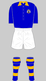 leeds united 1955-56 kit