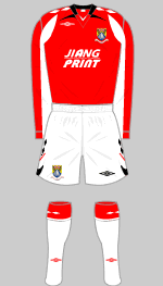 morecambe 2007-08 home kit