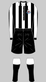 newcastle united 1951 fa cup final kit