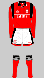 nottingham forest 1994-96 kit