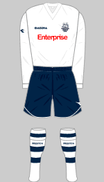 prestone north end 2008-09 home kit