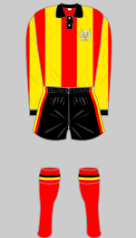 Partick Thistle 1975-76 kit