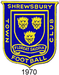 shrewsbury town fc crest 1970