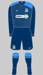 southend united 2008-09 home kit