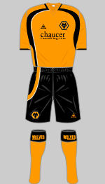 wolves 2008-09 home kit