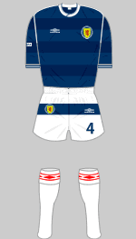 scotland 1985-88 alternate home strip