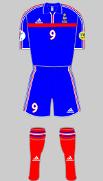 france euro 2000 final kit