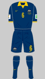 australia 2014 world cup change kit